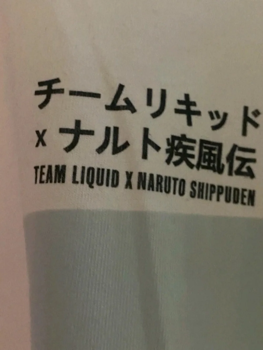 Team Liquid Naruto Graphic Mens Long Sleeve Shirt - White/Black